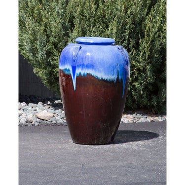 Amphora FNT3394 Ceramic Vase Complete Fountain Kit Vase Fountain Blue Thumb